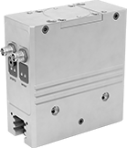 Image of Product. Schunk PGN-Plus-E. Front orientation. Pick-and-Place Grippers. Electric Pick-and-Place Grippers, Double Acting, Schunk, PGN-Plus E Series.