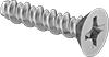 Flat Head Thread-Forming Screws for Brittle Plastic