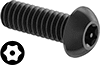Tamper-Resistant Torx Steel Button Head Screws