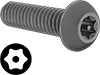 Metric Alloy Steel Tamper-Resistant Button Head Torx Screws