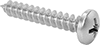 Steel Pozidriv® Rounded Head Screws for Sheet Metal