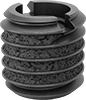 Screw-Locking Thread-Locking Threaded Inserts