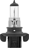 Image of Product. Style F. Front orientation. Light Bulbs. Socket-Base Vehicle Headlamp Light Bulbs, Pointed Bulb, Style F.