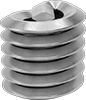 Lubricant-Free Seize-Resistant Helical Threaded Inserts