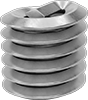 Lubricant-Free Seize-Resistant Helical Threaded Inserts