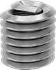 Lubricant-Free Seize-Resistant Helical Threaded Inserts