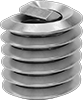 Lubricant-Free Seize-Resistant Helical Threaded Inserts