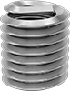 Lubricant-Free Seize-Resistant Helical Threaded Inserts