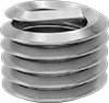 Lubricant-Free Seize-Resistant Helical Threaded Inserts