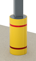 Image of ProductInUse. Front orientation. Column Guards. Foam Column Guards, For Round Columns.
