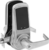 Battery-Powered Touch-Screen Combination Door Handles