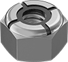 Mil. Spec. 18-8 Stainless Steel Nylon-Insert Locknuts