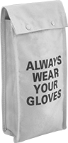 Image of Product. Glove Bag. Front orientation. Glove Storage Bags. Storage Bags for Electrical-Protection Gloves, Glove Bags.