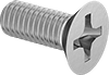 JIS Steel Flat Head Screws