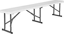 Image of Product. Front orientation. Benches. Folding Benches, Style A.