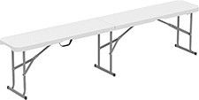Image of Product. Front orientation. Benches. Folding Benches, Style A.