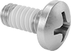 Thread-Locking Stainless Steel Pan Head Phillips Screws