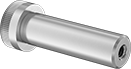 Image of Product. Back orientation. Shoulder Screws. Internally-Threaded Stainless Steel Hex-Drive Shoulders for Bolts.