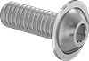 Metric 18-8 Stainless Steel Flanged Button Head Screws