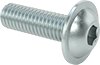 Steel Flanged Button Head Hex-Drive Screws