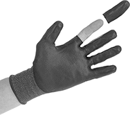 Image of ProductInUse. Front orientation. Gloves. Tearaway Cut-Protection Gloves.