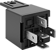 Image of Product. Front orientation. Vehicle Relays. Vehicle Relays, Relay-Socket and Surface Mount, 5 Terminals.