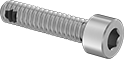 Image of Product. Front orientation. Socket Head Screws. Sealing Thread-Locking Socket Head Screws.