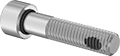 Image of Product. Back orientation. Socket Head Screws. Sealing Thread-Locking Socket Head Screws, Partially Threaded.