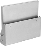 Image of Product. Shown Folded Up. Back orientation. Chairs. Wall-Mount Folding Chairs.