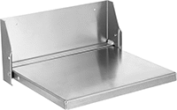 Image of Product. Shown Open. Front orientation. Chairs. Wall-Mount Folding Chairs.