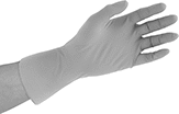 Image of Product. Front orientation. Gloves. Heavy Duty Rubber Blend Disposable Gloves.