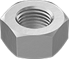 Metric Fine-Thread Brass Hex Nuts