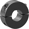Image of Product. Front orientation. Shaft Collars. D-Profile Two-Piece Shaft Collars.