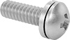 Stainless Steel Pan Head Phillips Screws with Split Lock Washer