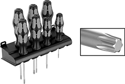 Image of Product. Wedge Tip. Front orientation. Contains Inset. Wedge Tip. Screw-Holding Screwdriver Sets.