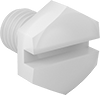 Plastic Slotted Hex Head Screws