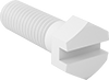 Plastic Slotted Hex Head Screws
