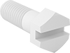 Plastic Slotted Hex Head Screws