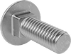 High-Strength Grade 8 Steel Square-Neck Carriage Bolts