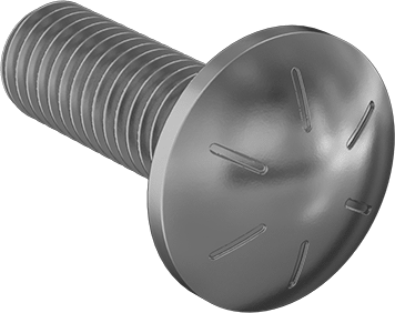 Image of Product. Back orientation. High-Strength Grade 8 Steel Square-Neck Carriage Bolt, 1/2"-13 Thread Size, 1-1/2" Long.