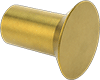 Brass Flush-Mount Solid Rivets 