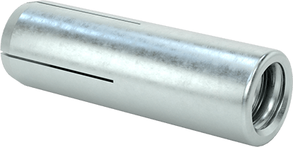 Image of Product. Front orientation. Steel Female-Threaded Anchor for Concrete, 3/4"-4-1/2 Size Coil Threads.
