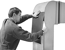 Image of ProductInUse. Front orientation. Vibration-Damping Sheets.