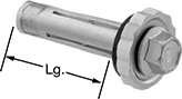 Image of Product. Front orientation. Contains Annotated. Steel Hex-Drive Rivets.