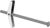 Low-Profile Rounded Head Toggle Bolts