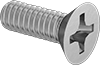 Aluminum Phillips Flat Head Screws