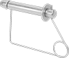 Clevis Pins with Wire Retainer