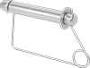 Clevis Pins with Wire Retainer