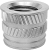 Tapered Heat-Set Threaded Inserts For Plastic