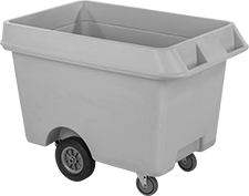 Image of Product. Front orientation. Box Trucks. Double-Wall Rim Plastic Box Trucks.